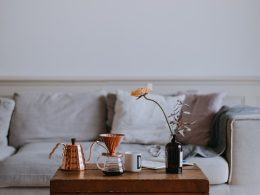 brown wooden chest box